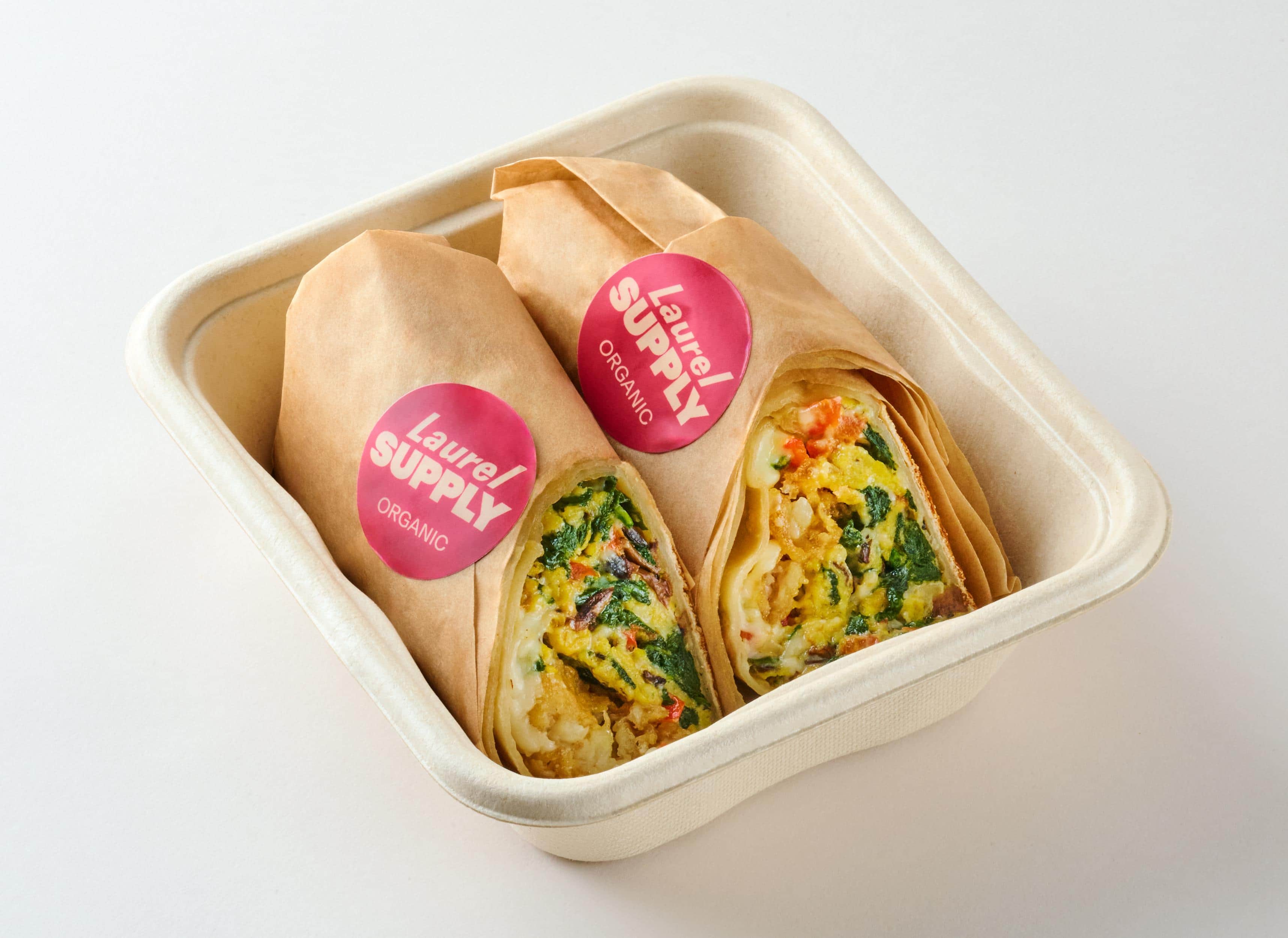 Organic Vegetable Breakfast Burrito